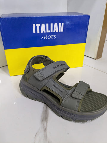 IT-48 Skechers Trekker Sandal – Grey & Olive Green