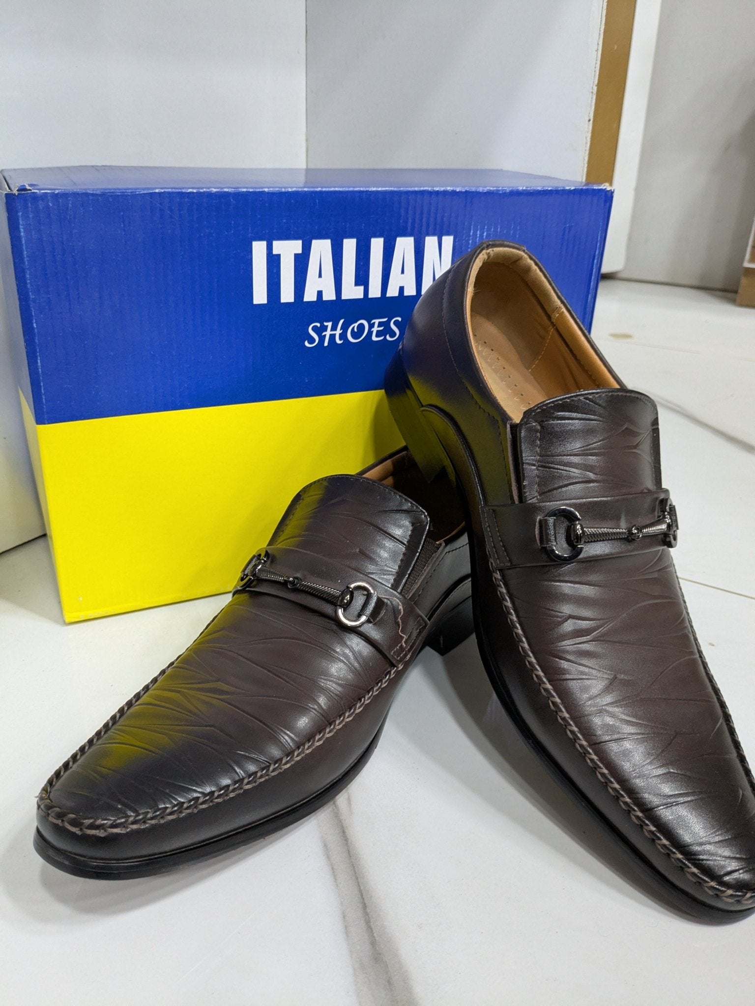 IT - 34 Classic Loafer Shoes – Coffee Brown - Italian Shoes