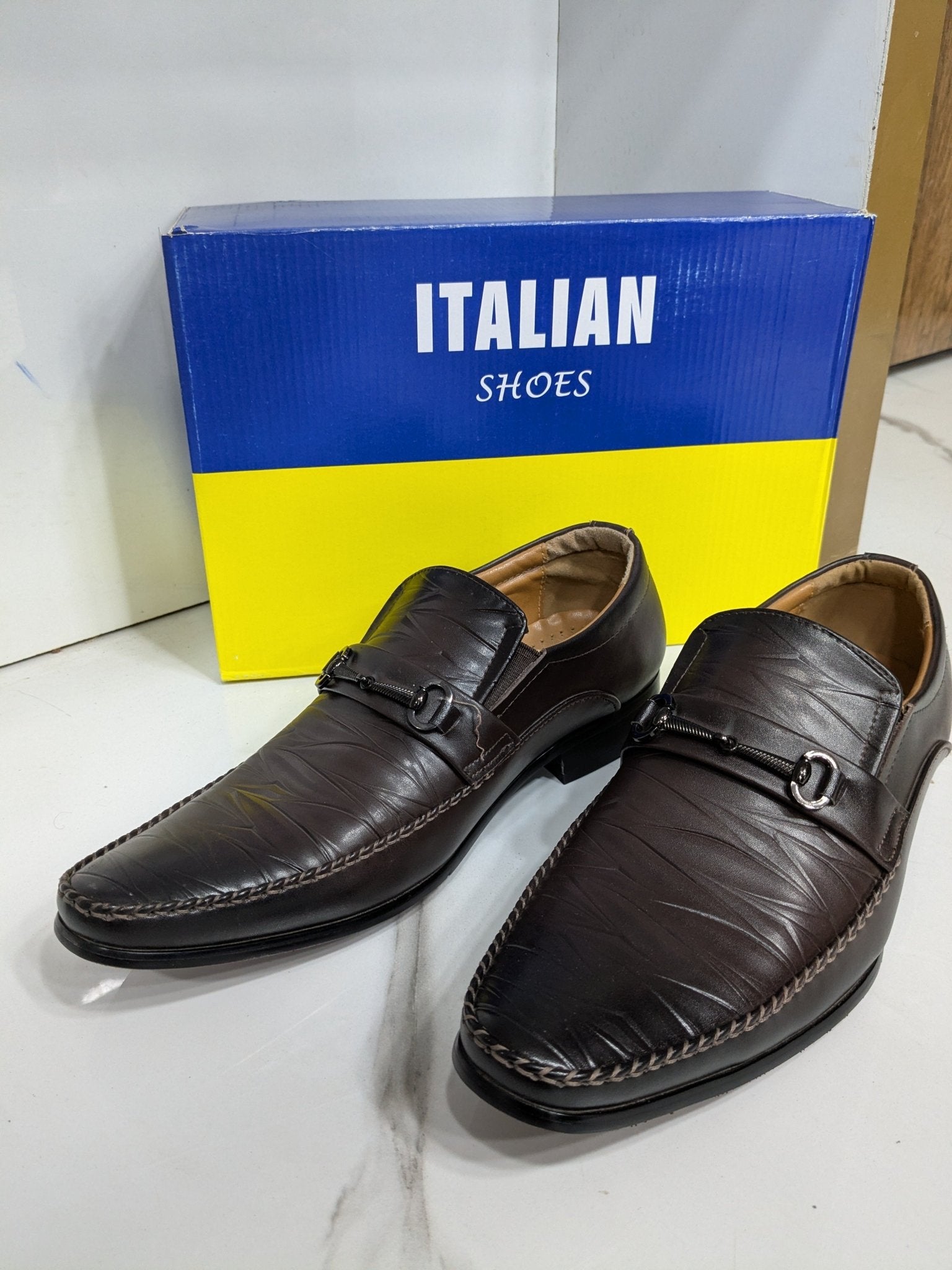 IT - 34 Classic Loafer Shoes – Coffee Brown - Italian Shoes