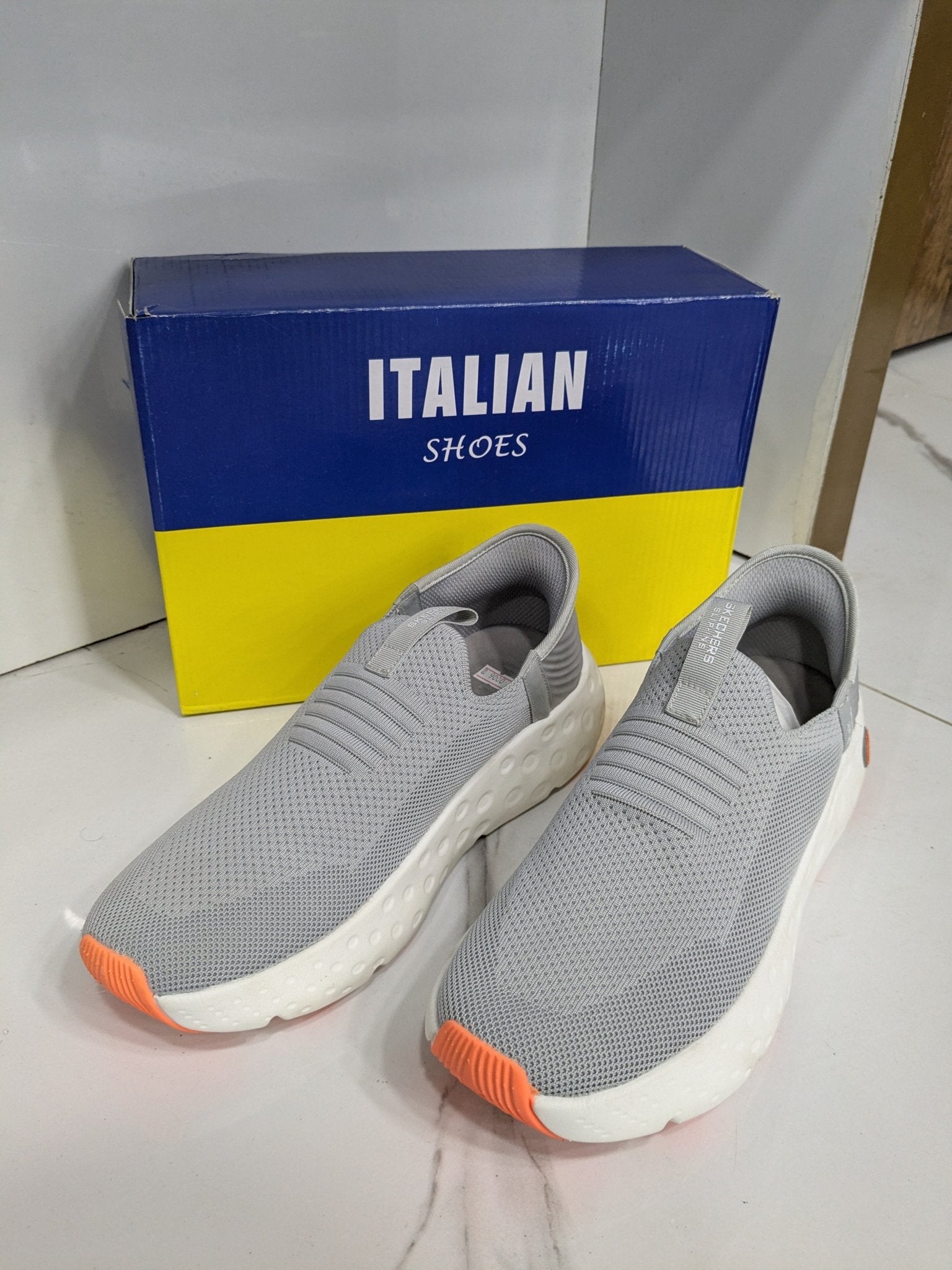 IT - 40 Skechers Style Shoes – Grey - Italian Shoes