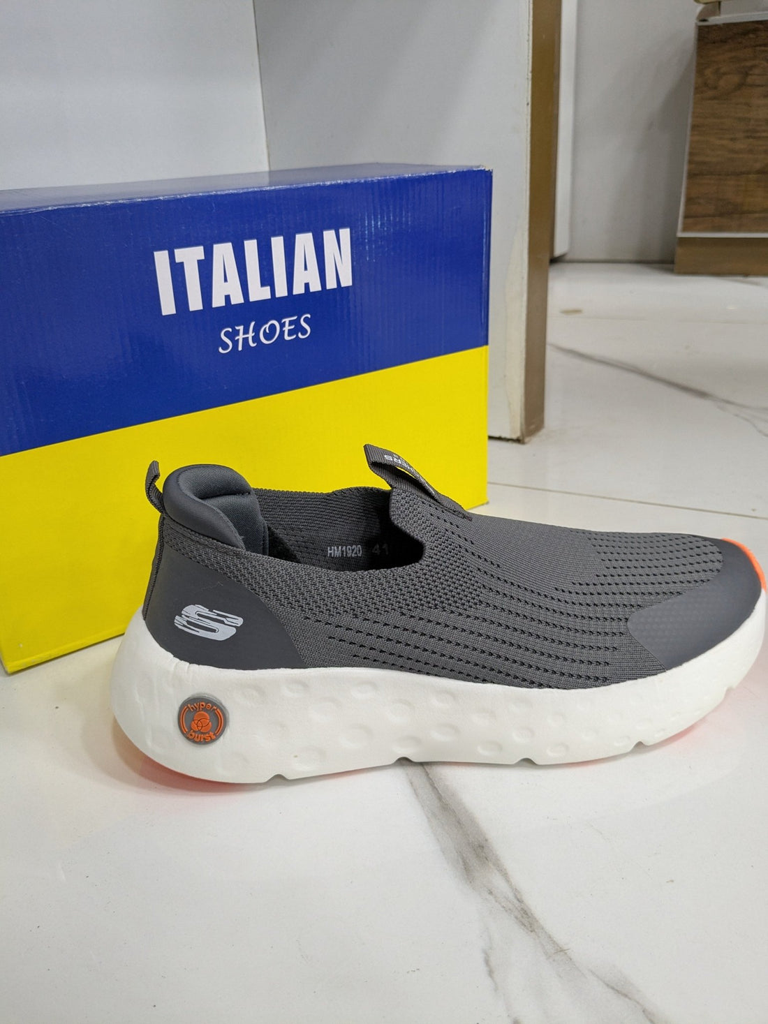 IT - 41 Skechers Style Shoes – Dark Grey - Italian Shoes