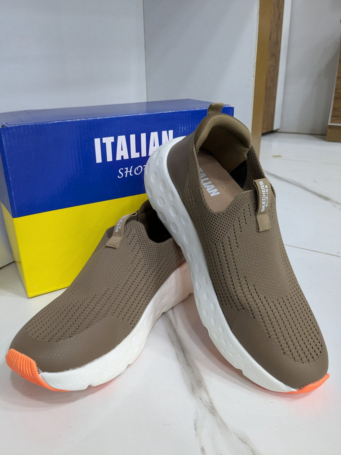 IT - 42 Skechers Style Shoes – Light Brown - Italian Shoes