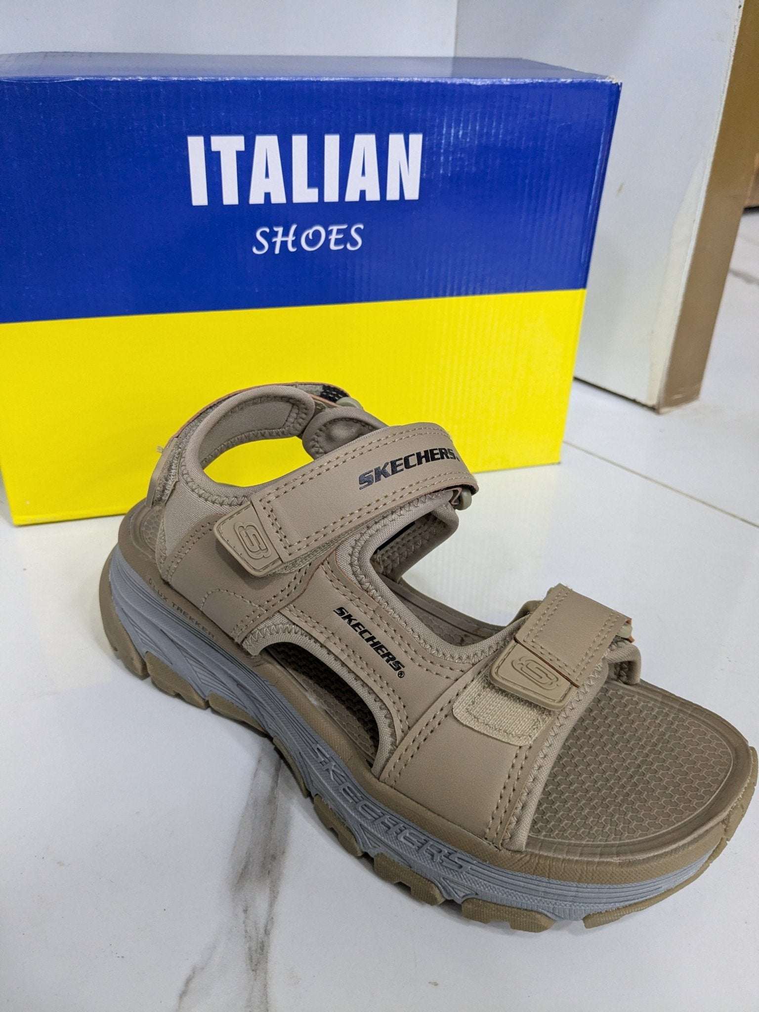IT - 47 Skechers Trekker Sandal – light Brown - Italian Shoes
