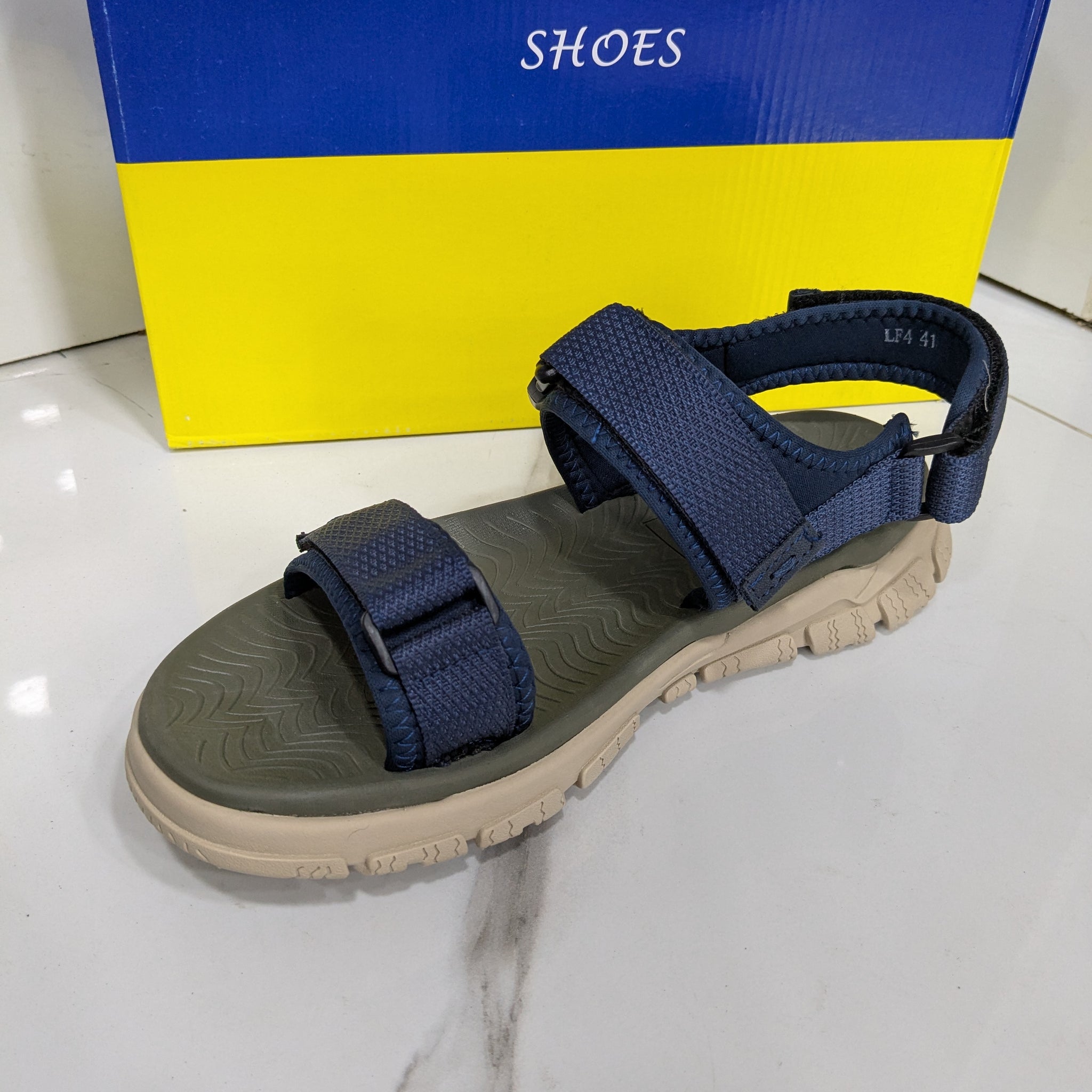 IT-49 Trekker Sandal – Navy Blue & Olive