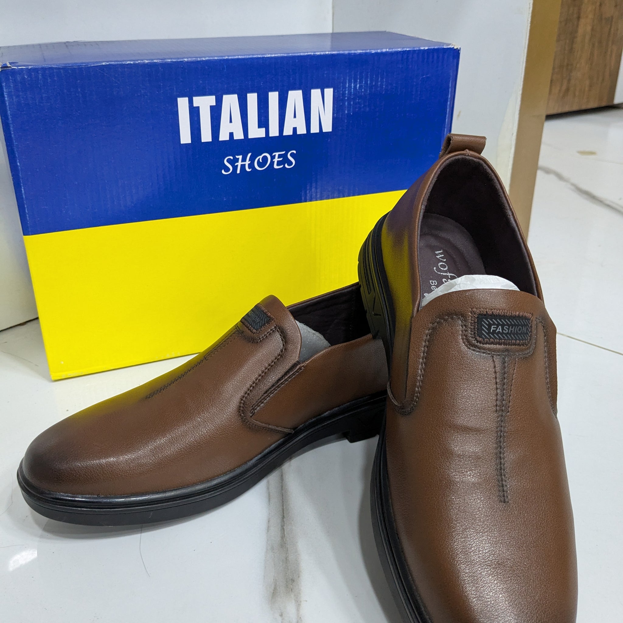 T-35 Slip-On Casual Shoes –  Brown