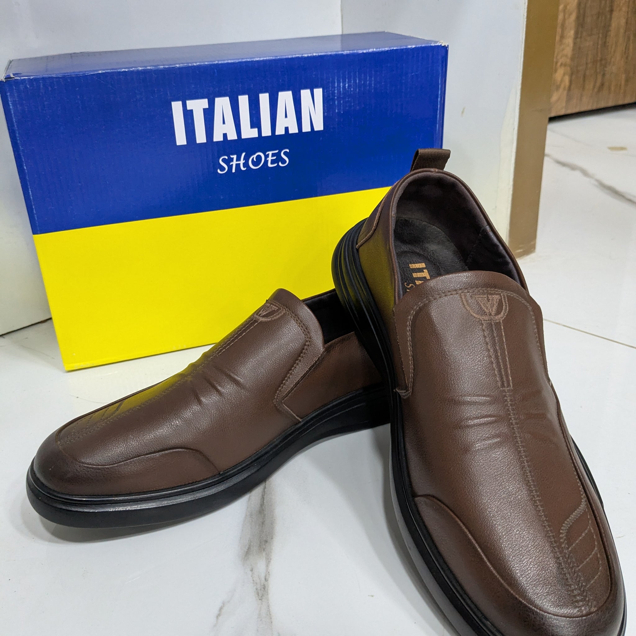 IT-36 Slip-On Casual Shoes – Dark Brown