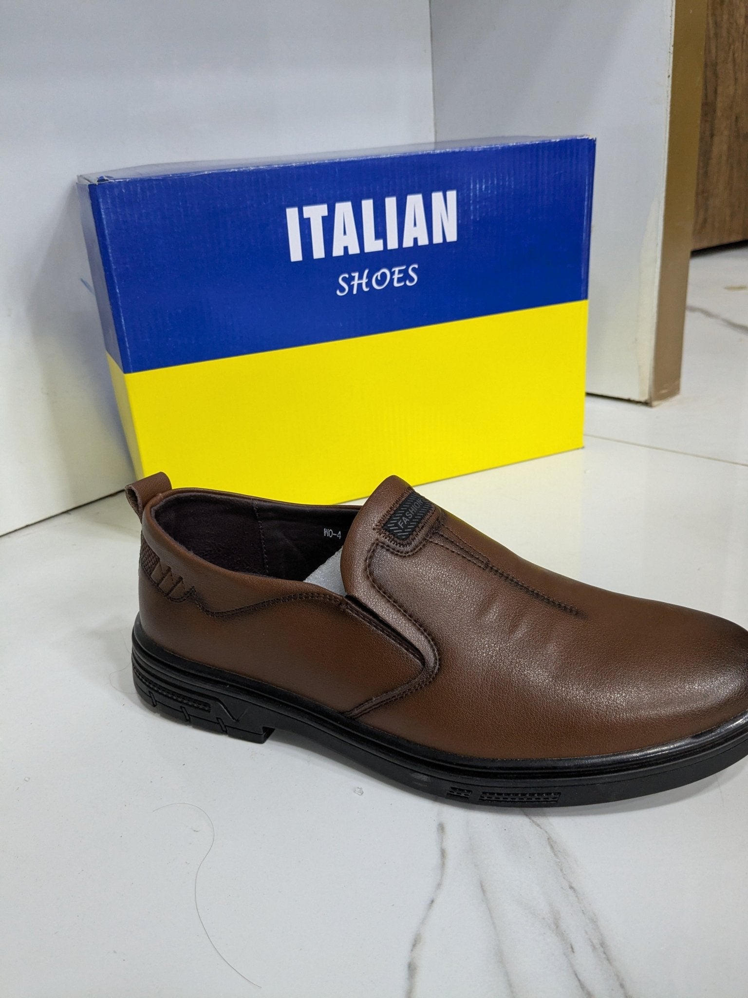 T - 35 Slip - On Casual Shoes – Brown - Italian Shoes